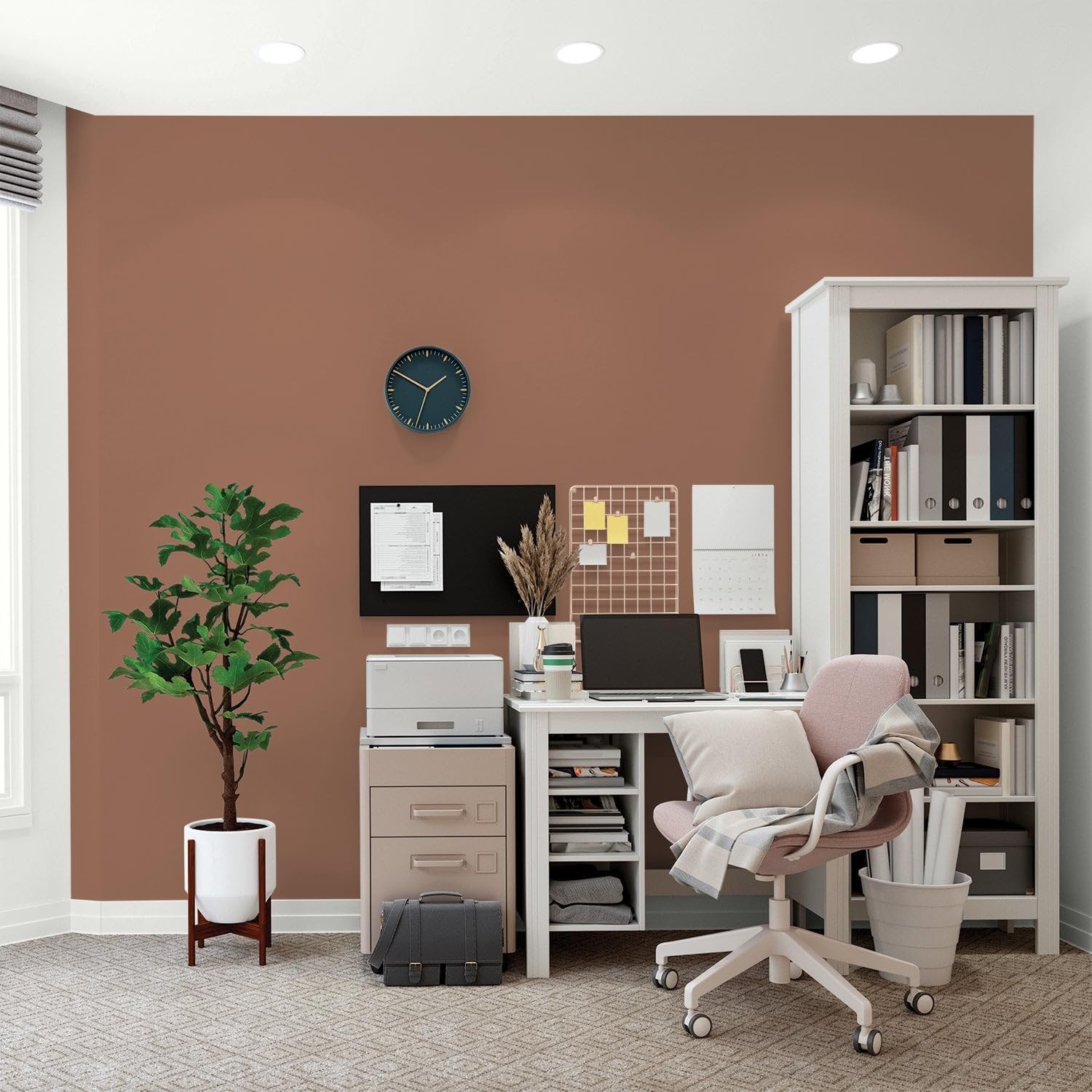 Glidden Total Interior Wall All-In-One Prairie Fire/Beige Flat 1 Gallon