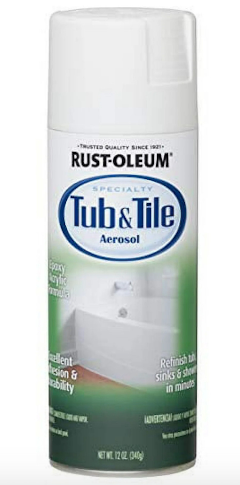 280882 Specialty Tub & Tile Spray Paint, 12 Oz, White SHIPS FREE