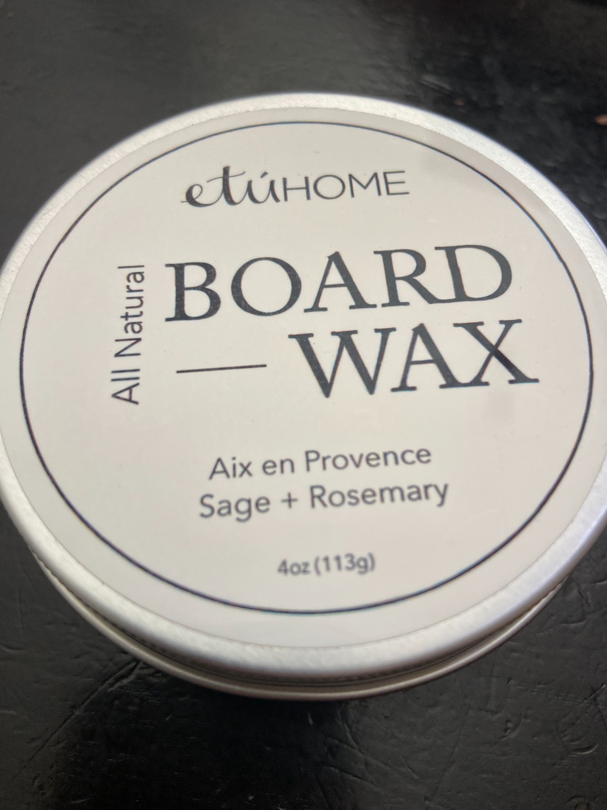 ETU HOME ALL NATURAL BOARD WAX 4 OZ NEW