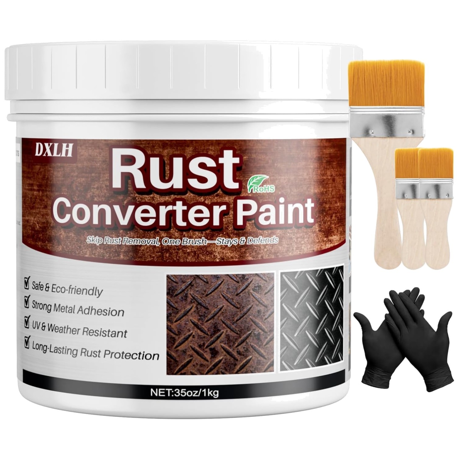 Rust Converter & Primer – Metal Paint for Chassis, Trailer