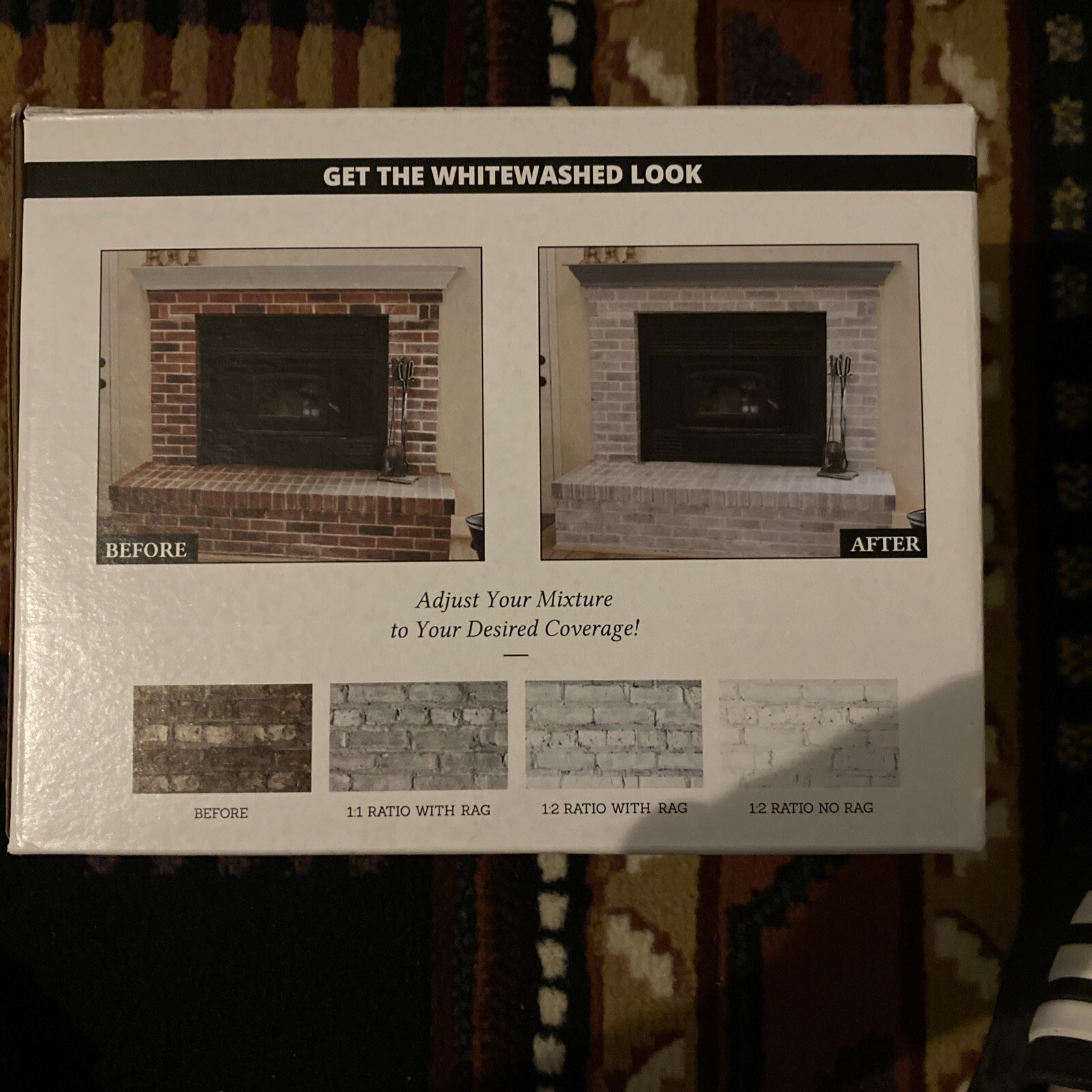Giani Brick Transformations Kit- Whitewashed Open Box – NEW
