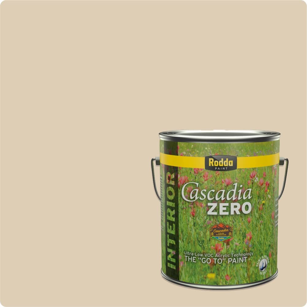 Rodda Paint Rodda Cascadia Zero Interior Satin Voc In One 1-Gallon Lambswool