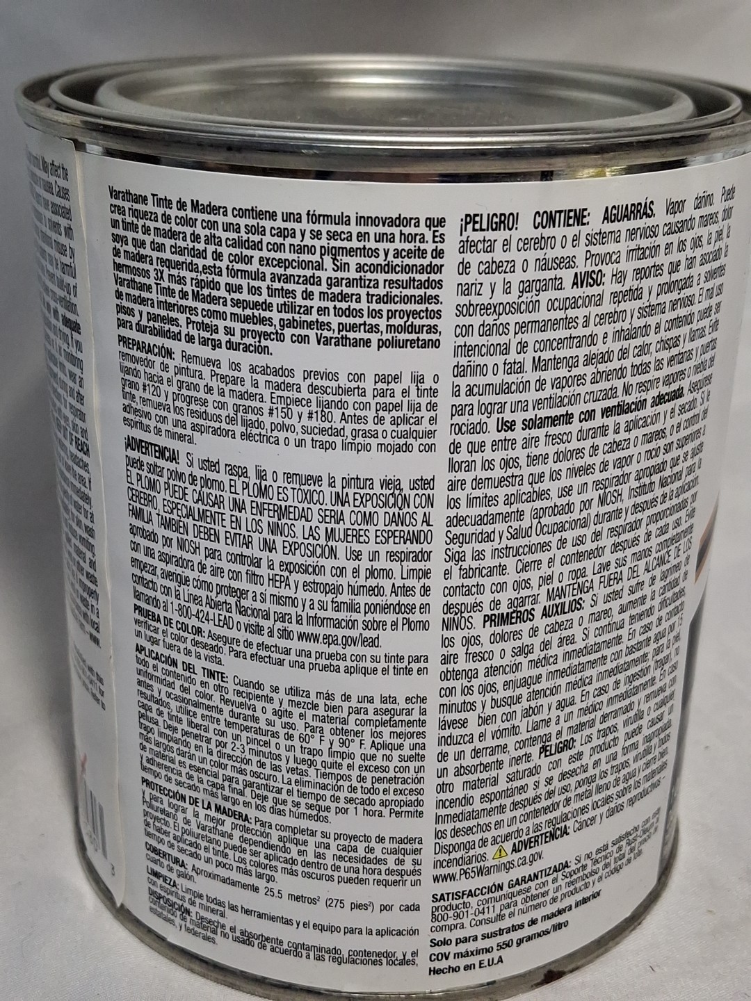 Varathane 1 Quart ” EBONY” Fast Dry Oil Based Wood Stain for Interior Projects