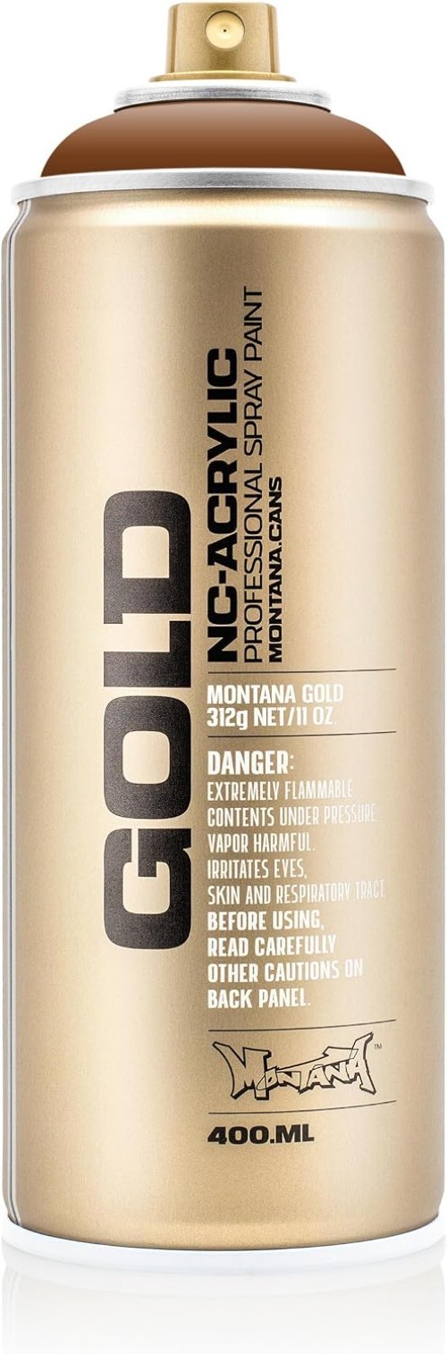 Reflective Gold Spray Paint 400ml – Hazelnut Color for Multi-Surface Application