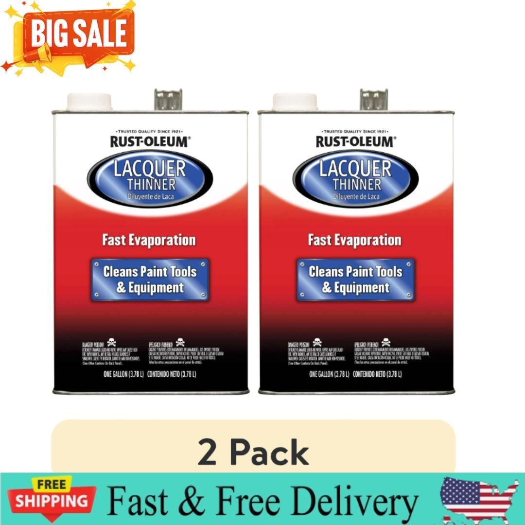 Rust-Oleum Automotive 1 gal. Low VOC Professional Lacquer Thinner (2-Pack) New