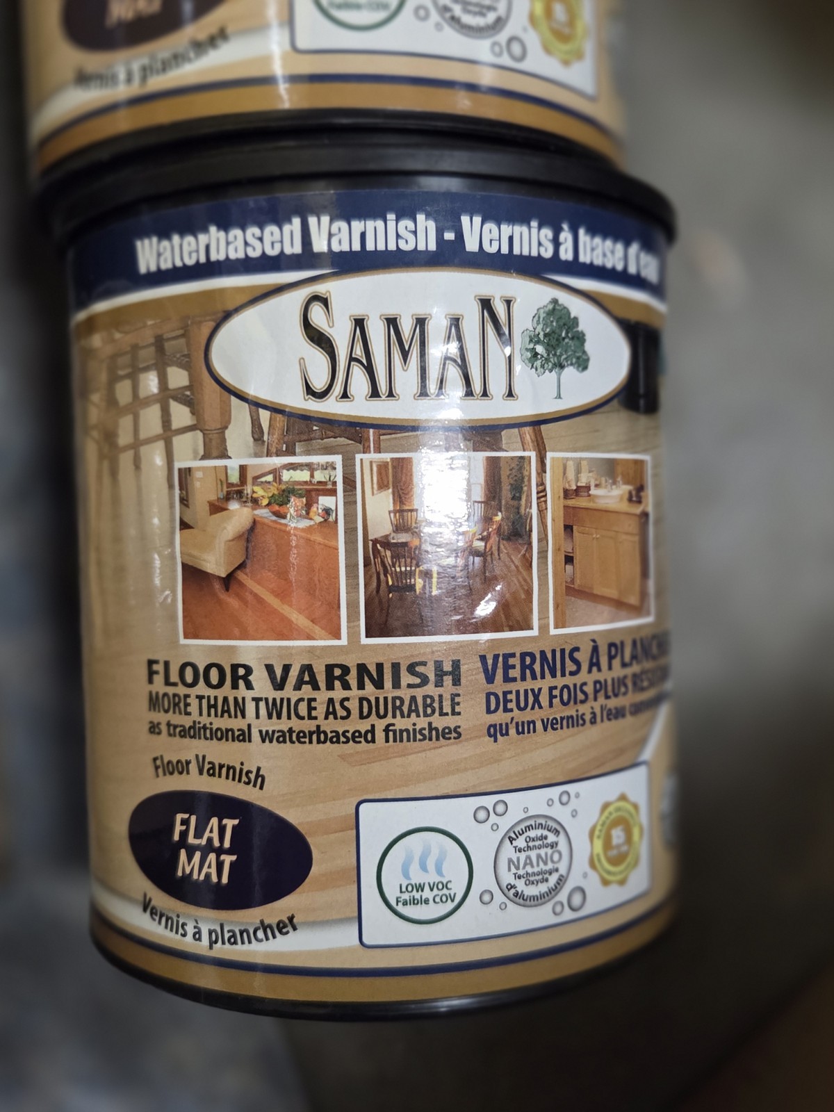 Saman flat mat waterbase 32 oz