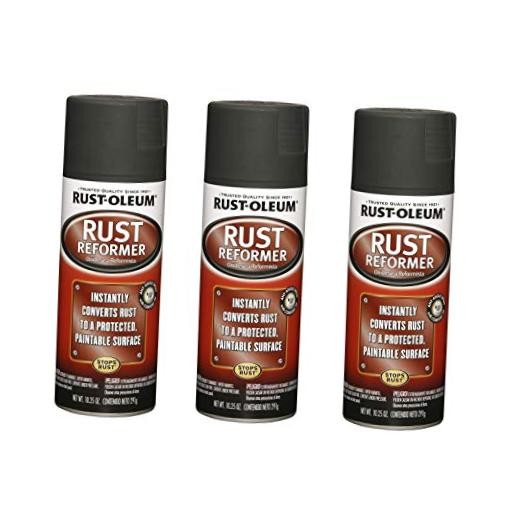 248658-3PK Rust Reformer Spray, 10.25 oz, Black, 3 Pack