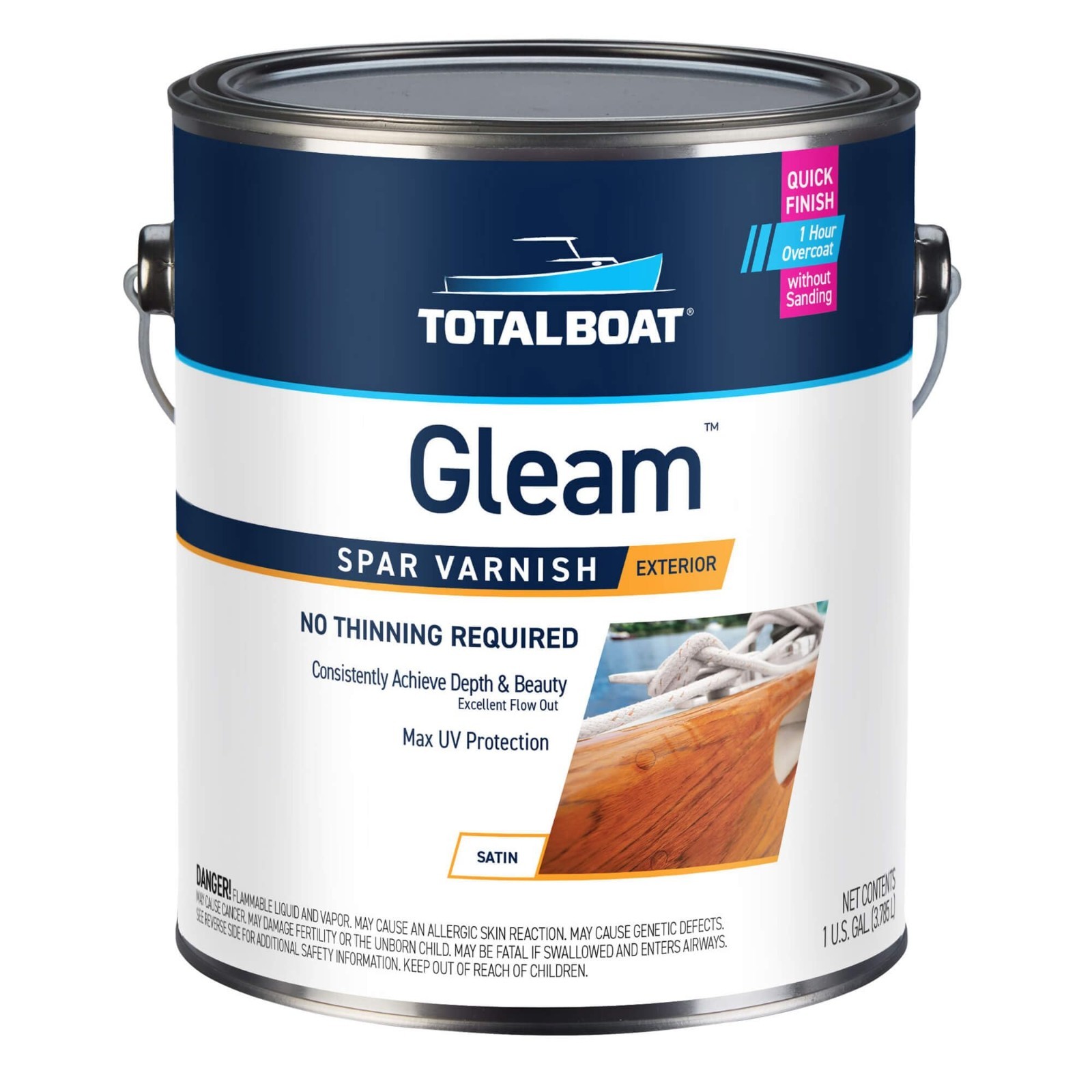 Marine Spar Varnish – Gloss & Satin Polyurethane Finish for Wood, Boats & Outdoo