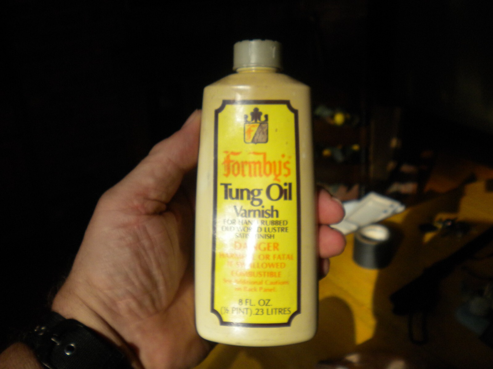 Formby’s Tung Oil Finish Varnish satin 8 oz