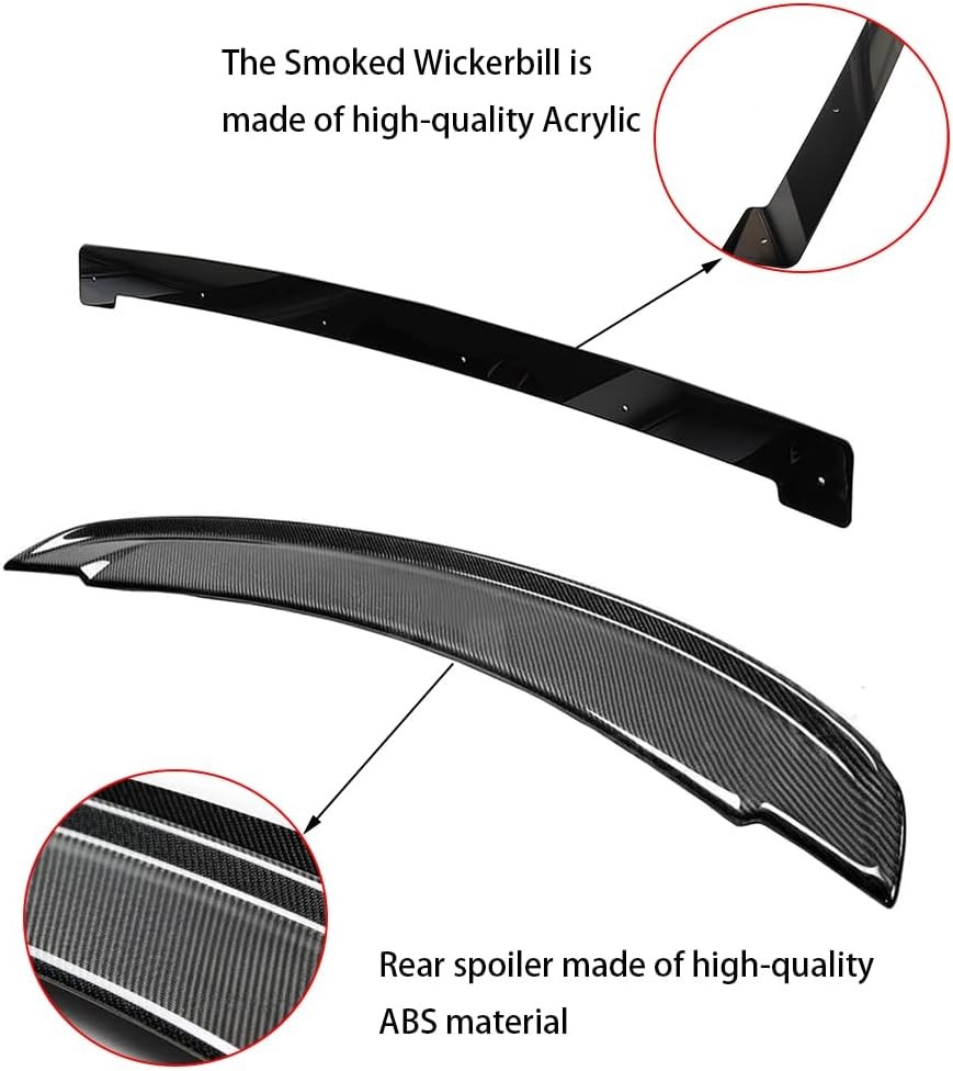 Rear Trunk Spoiler Wing Compatible with Chevy Camaro 2014-2015 Rear Spoiler ZL1