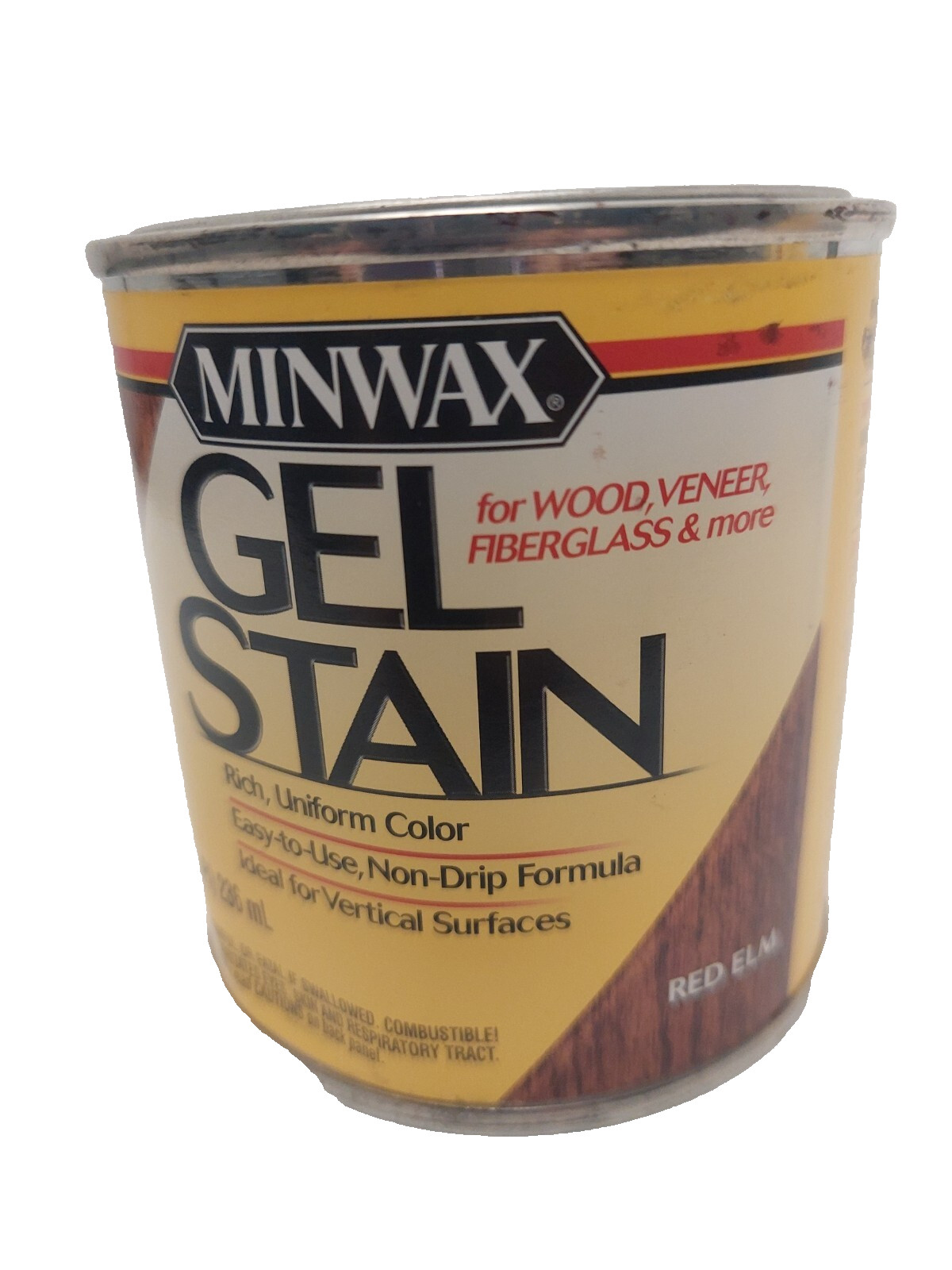 Minwax Gel Stain, Red Elm, Interior Wood, 1/2 pint