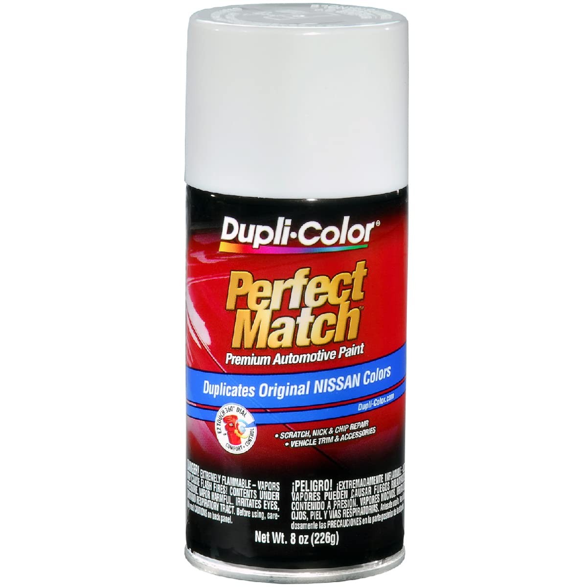 Perfect Match Premium Automotive Paint, Super White, 8 oz