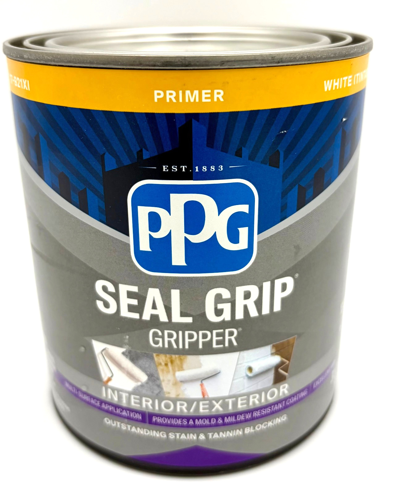 PPG Seal Grip White 1-Quart Paint Primer Sealer Interior Exterior Stain Blocker