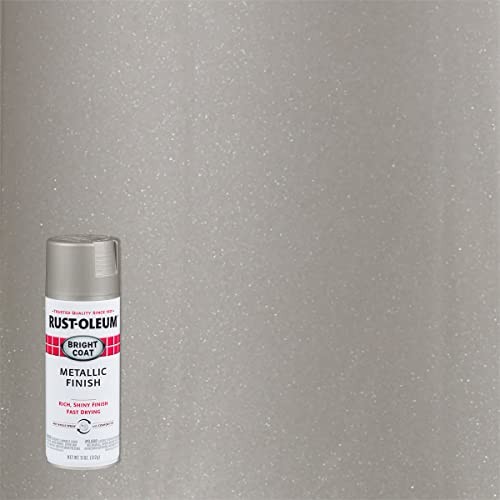 Rust-Oleum 7715830 Stops Rust Bright Coat Metallic Spray Paint, 11 Ounce (Pack