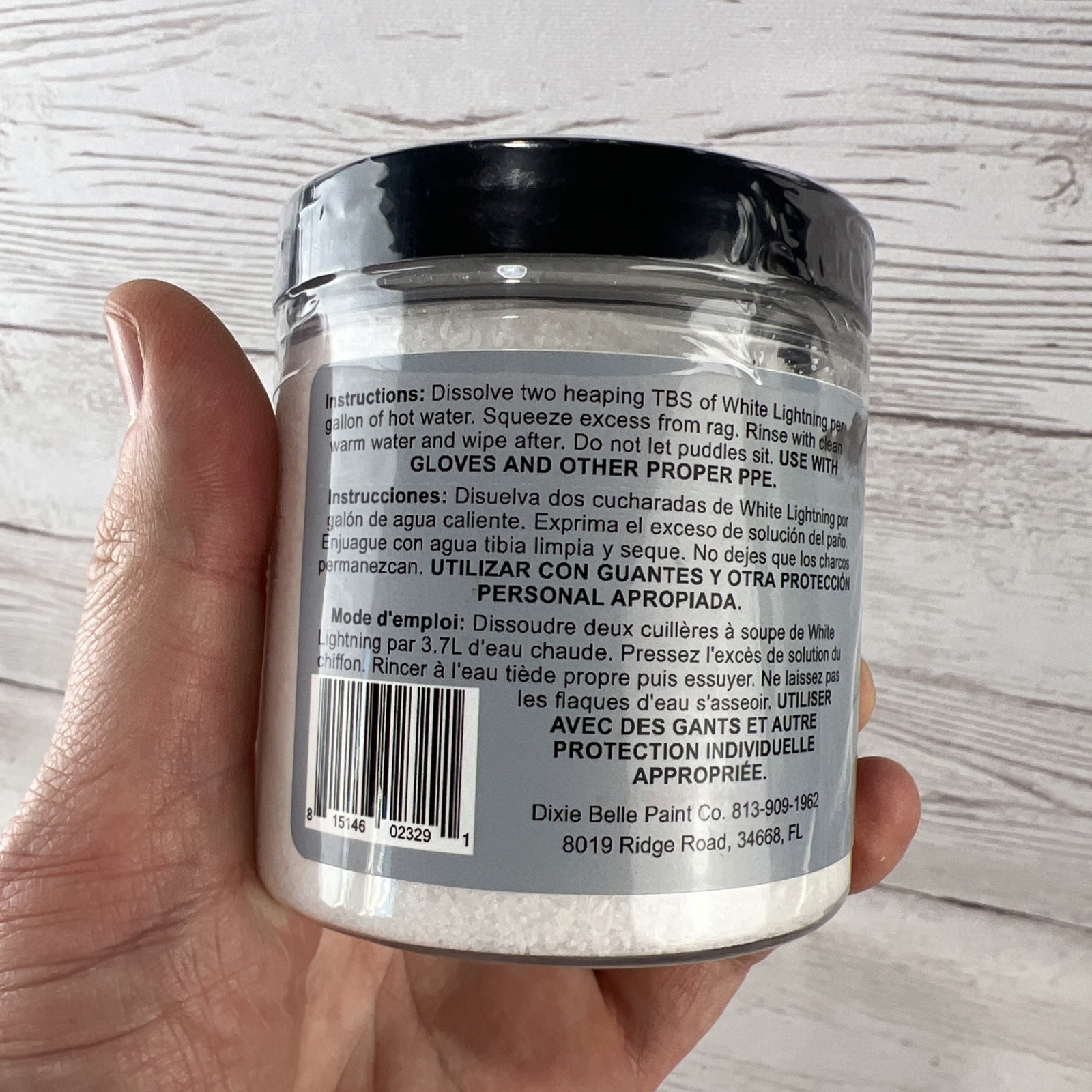 New Sealed DIXIE BELLE White Lightning Cleaner 8 OZ