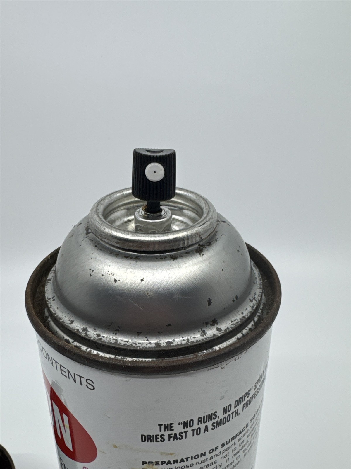 Krylon Interior/Exterior Leather Brown Enamel Spray Paint Can 1/2 Full