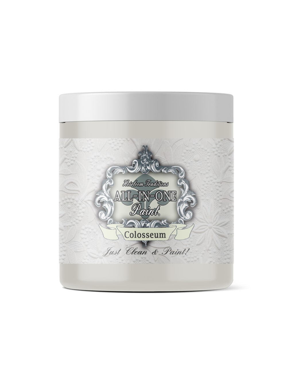 ALL-IN-ONE Paint by Heirloom Traditions – Colosseum (Gray White) – 8 Fl Oz