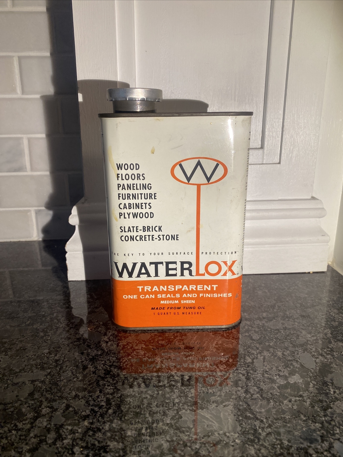 Waterlox Original Sealer Finish Transparent Tung Oil Wood Brick Concrete Stone