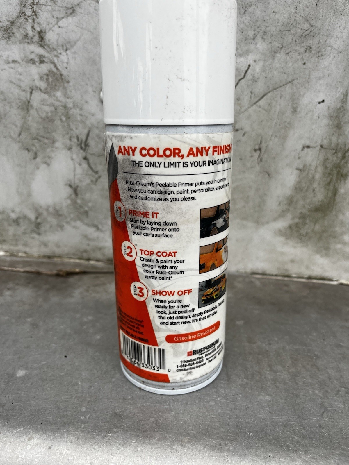 Rust-Oleum Peelable Removable Primer 12 OZ Spray Can Peel Coat NEW