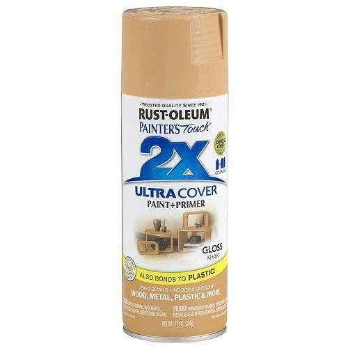 Rust-Oleum 249103 Khaki (Tan) Gloss Spray Paint