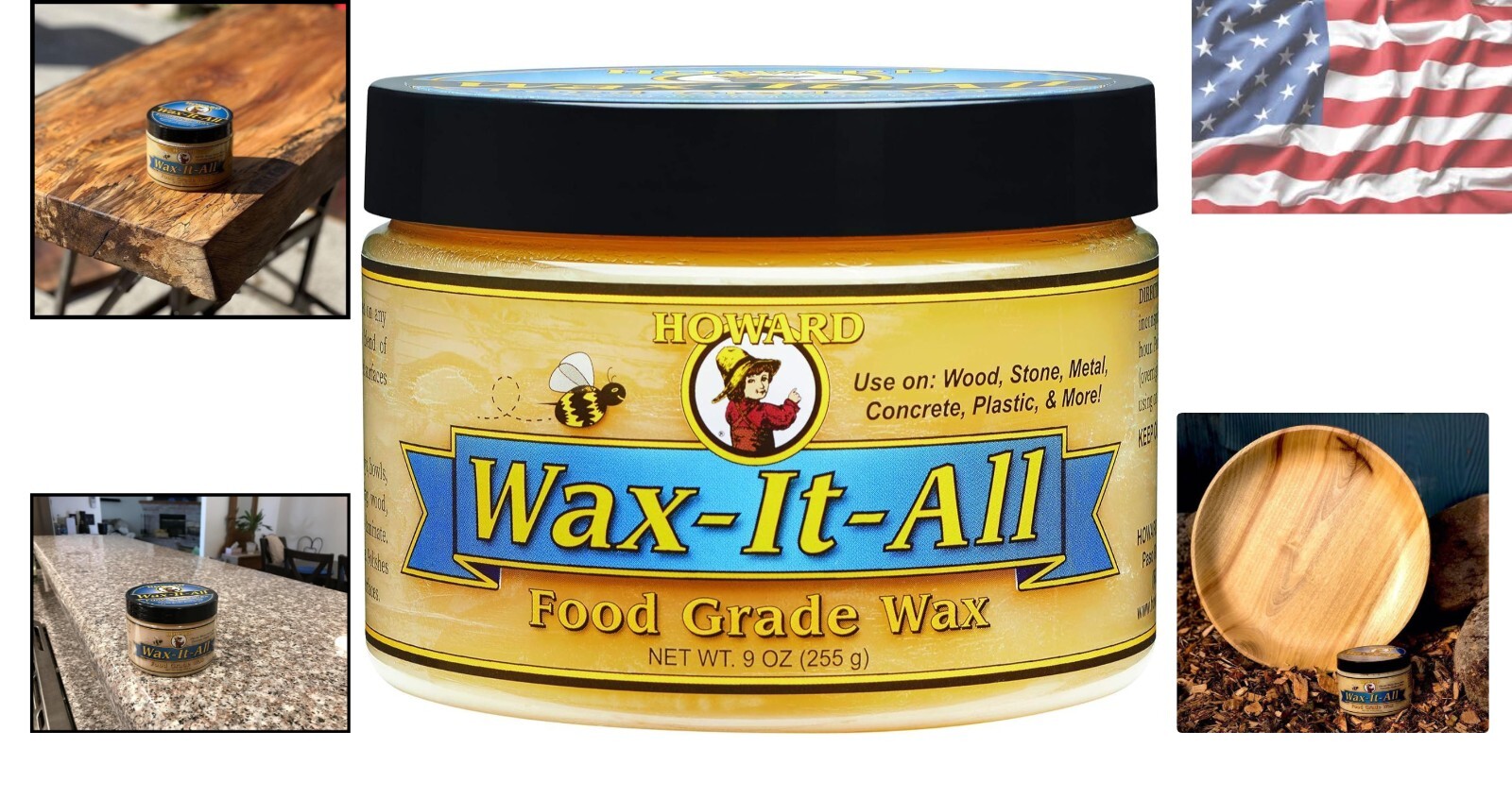Beeswax Food-Grade Polisher – Water-Resistant Finish for Wood & Kitchen Surfaces