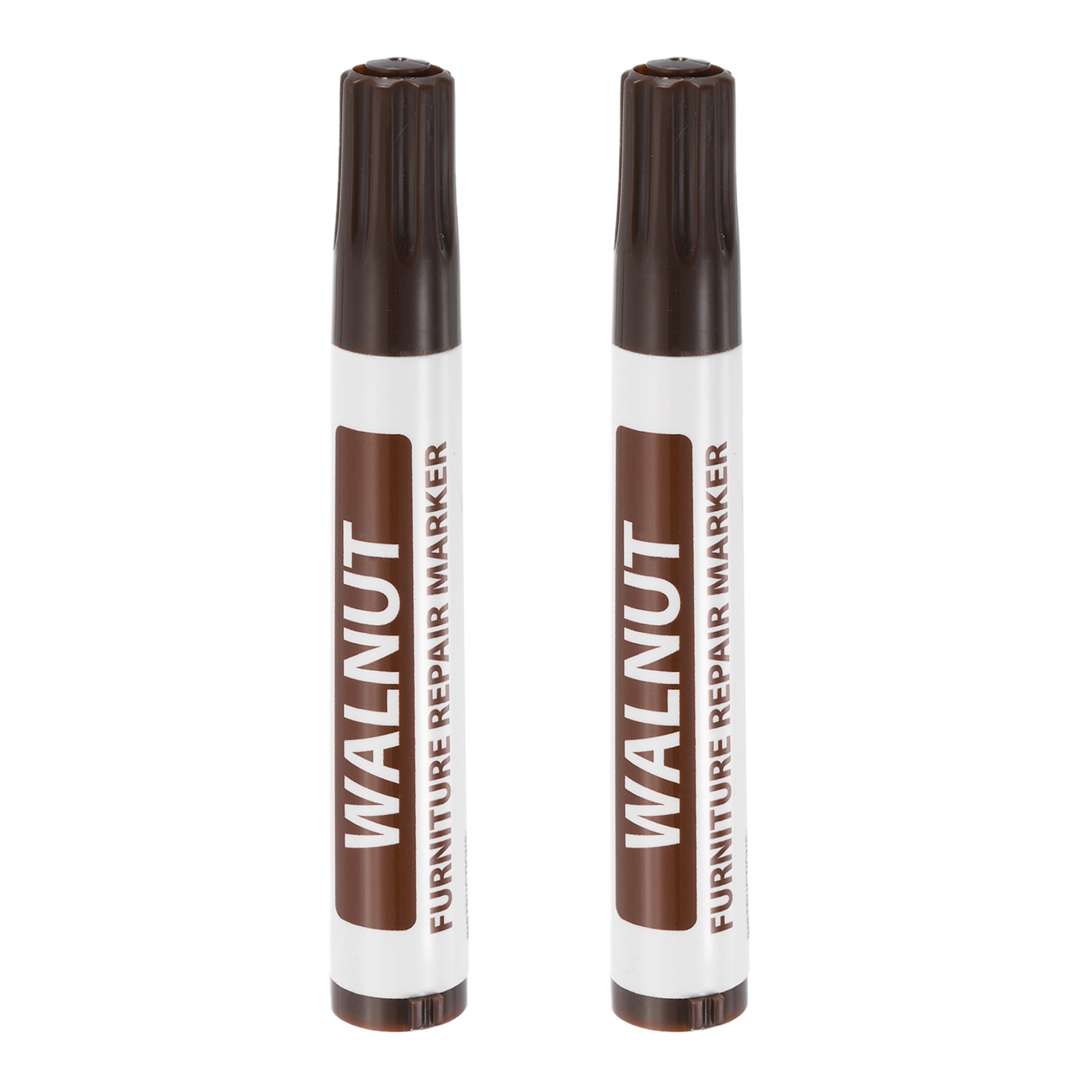 Furniture Touch Up Pen, 2 Pieces Walnut, Repair Ink Based Scratches