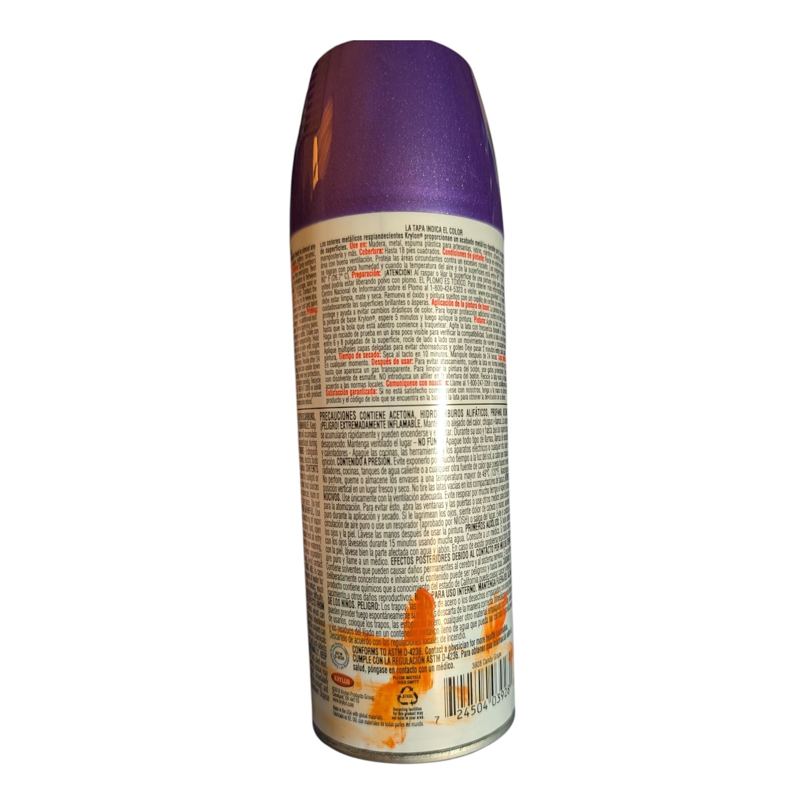Krylon Candy Grape Shimmer Metallic Paint, 11.5oz – Vibrant & Glossy Finish