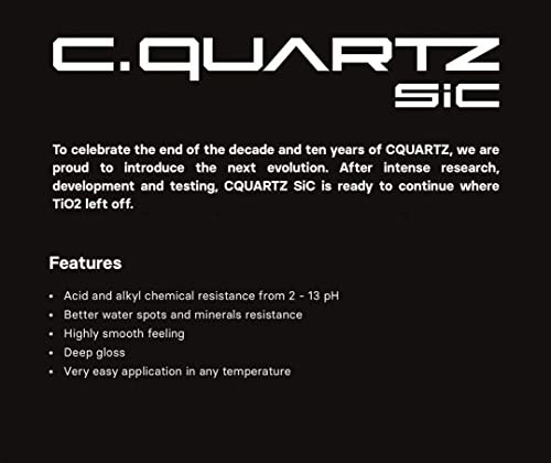 CQUARTZ SiC 50ml Kit – Car Ceramic Coating Finish, Quartz Based 50mL Kit