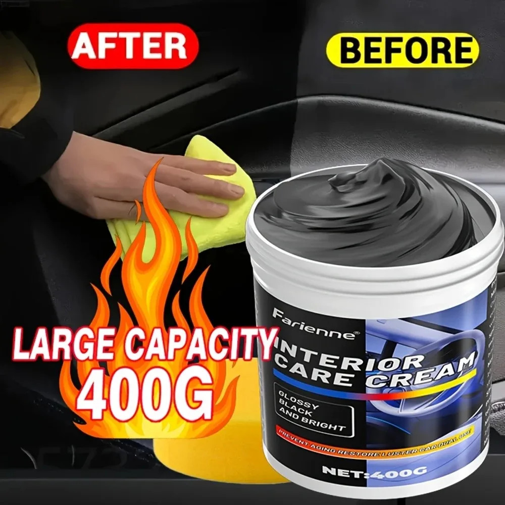 NEW Heavy-Duty Car Plastic Renovator Wax – Fast-Acting Scratch Repair, Restores