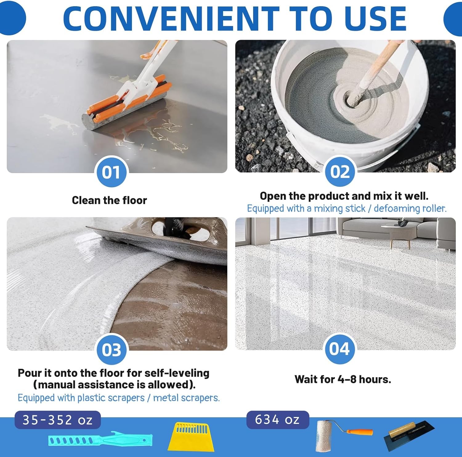 Epoxy Colored Sand Floor Paint, Epoxy Floor Paint For Concrete, High-Gloss Self-