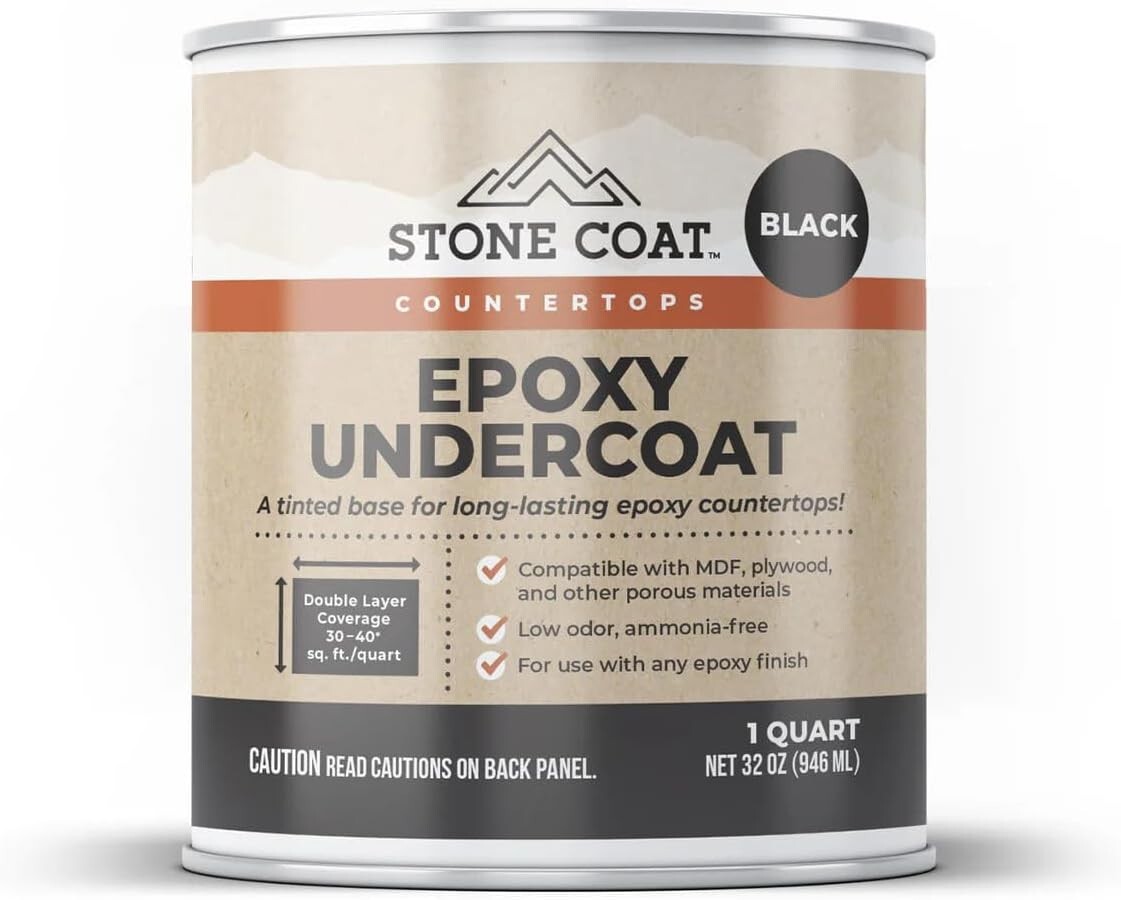 High-Bond Epoxy Undercoat 1 Quart – Non-Toxic Gloss Primer for Diverse Surfaces