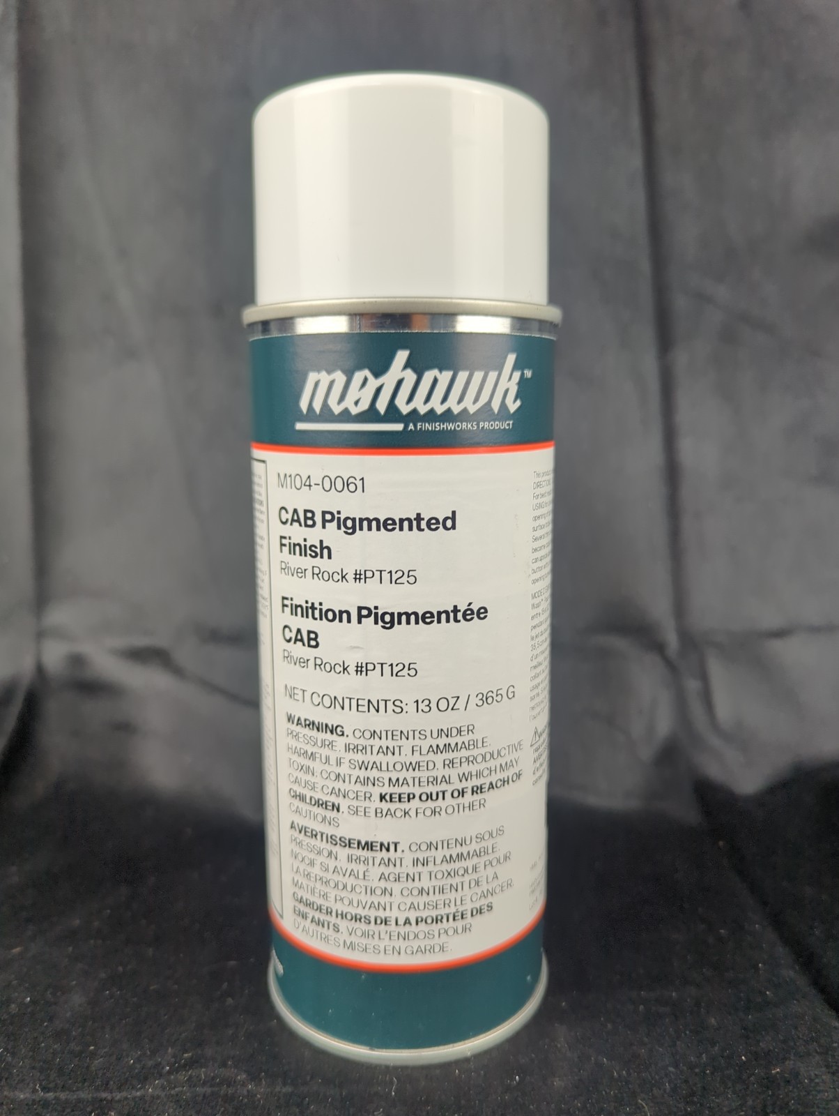 Mohawk M104-0061 Cab Pigmented Finish River Rock 13 ounces