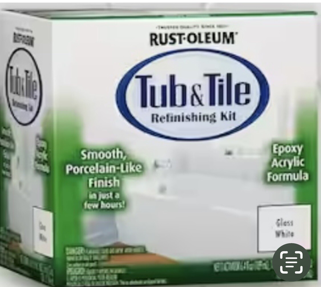 rustoleum home floor coat kit, ultra white, semi gloss. covers 100 square feet
