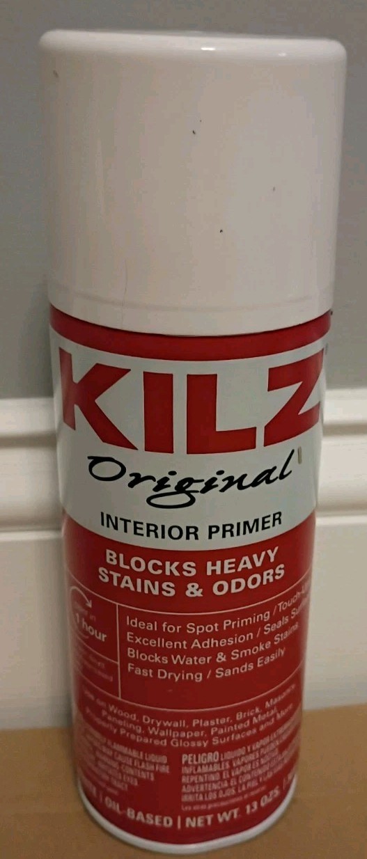 KILZ Original Aerosol Indoor Interior Primer 13oz Stain And Odor Blocker