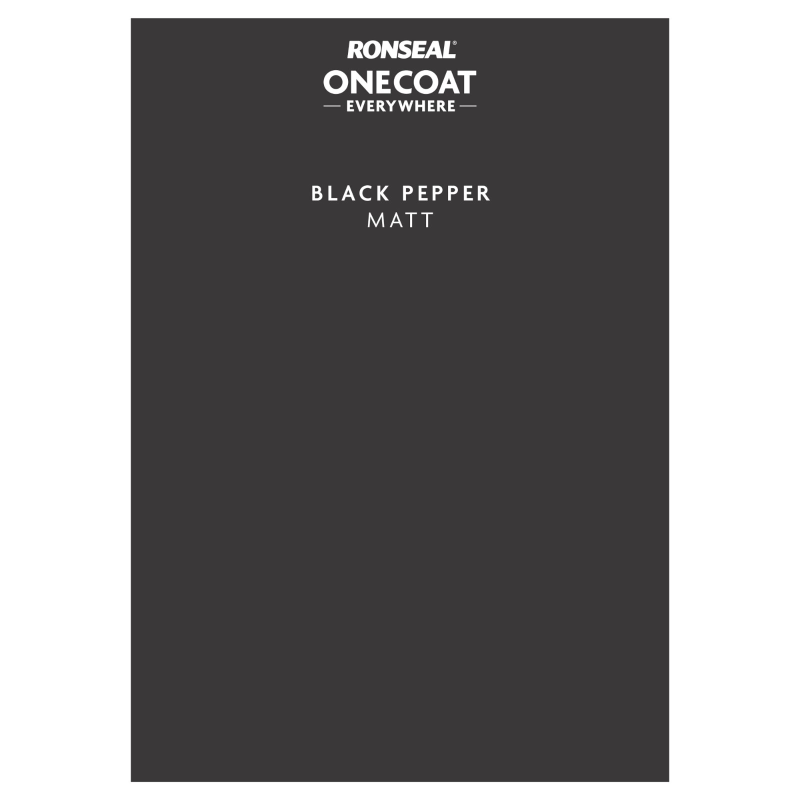 Ronseal One Coat Everywhere Peel & Stick Black Pepper