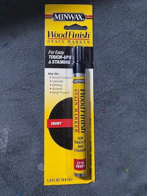Minwax Wood Finish Stain Marker ☆EBONY☆ Touch Ups & Staining (1/3fl oz)