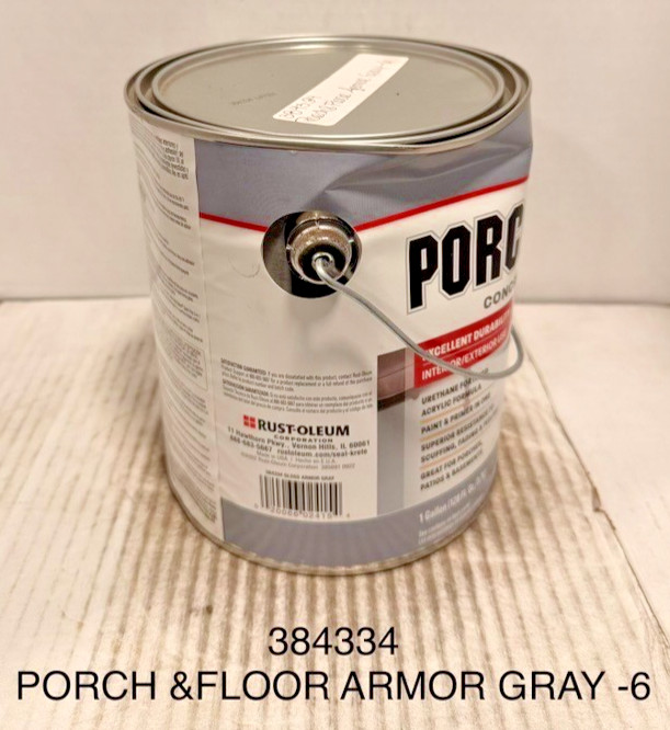 Seal-Krete 384334 Porch and Floor Gloss Armor Gray gal Dented Can