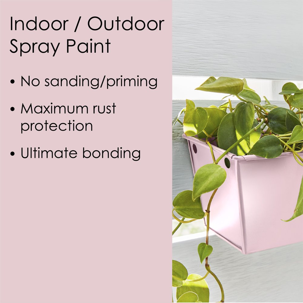 All-Surfaces Rust Protection Gloss Pink Blush Spray Paint In/Outdoor 12 Oz.