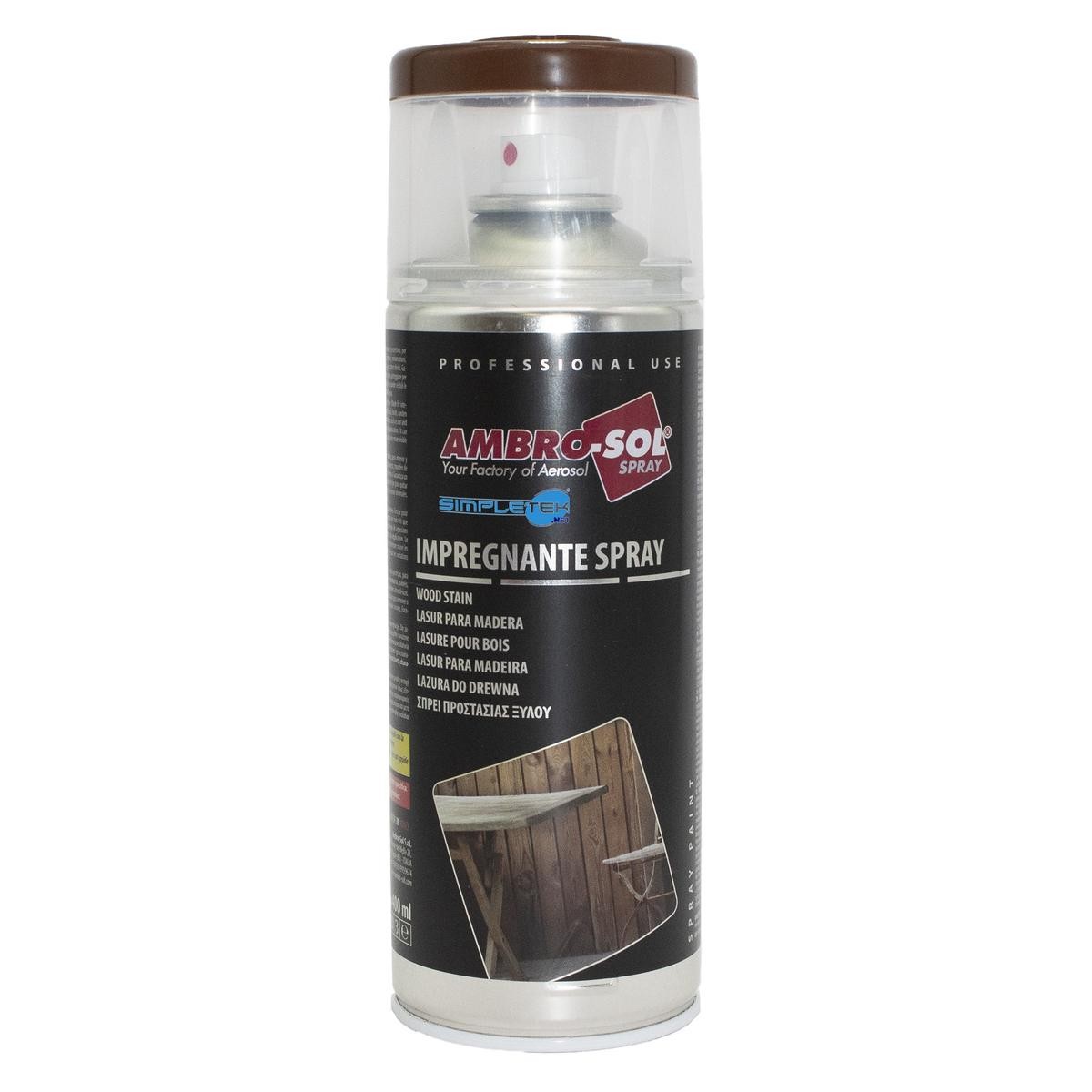Dark Walnut Wood Spray Impregnator Protective Fixtures Pergolas Boats 400ml_