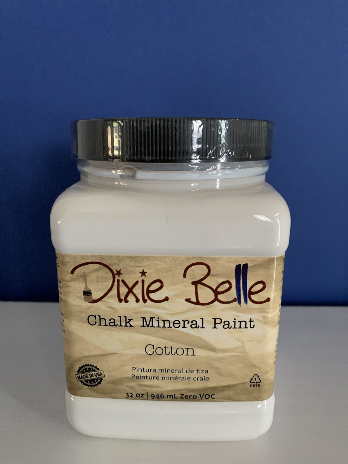 DIXIE BELLE ~ Chalk Mineral Paint ~ Furniture ~ COTTON ~ 32 OZ ~ New and Sealed