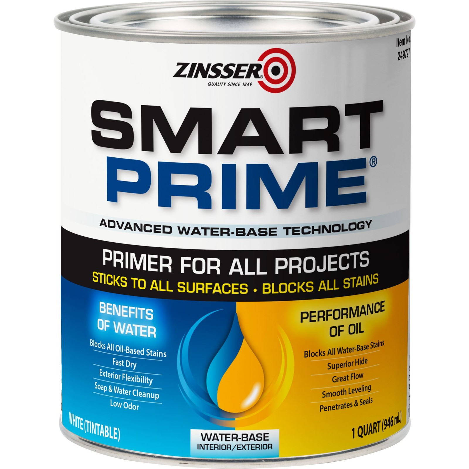 Zinsser Smart Prime, 1 Quart- 249727