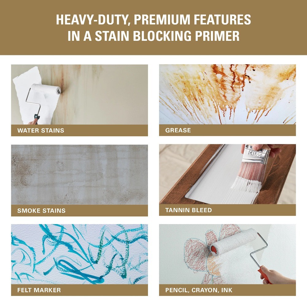 KILZ 3 Multi-Purpose Water-Based Wall and Ceiling Primer