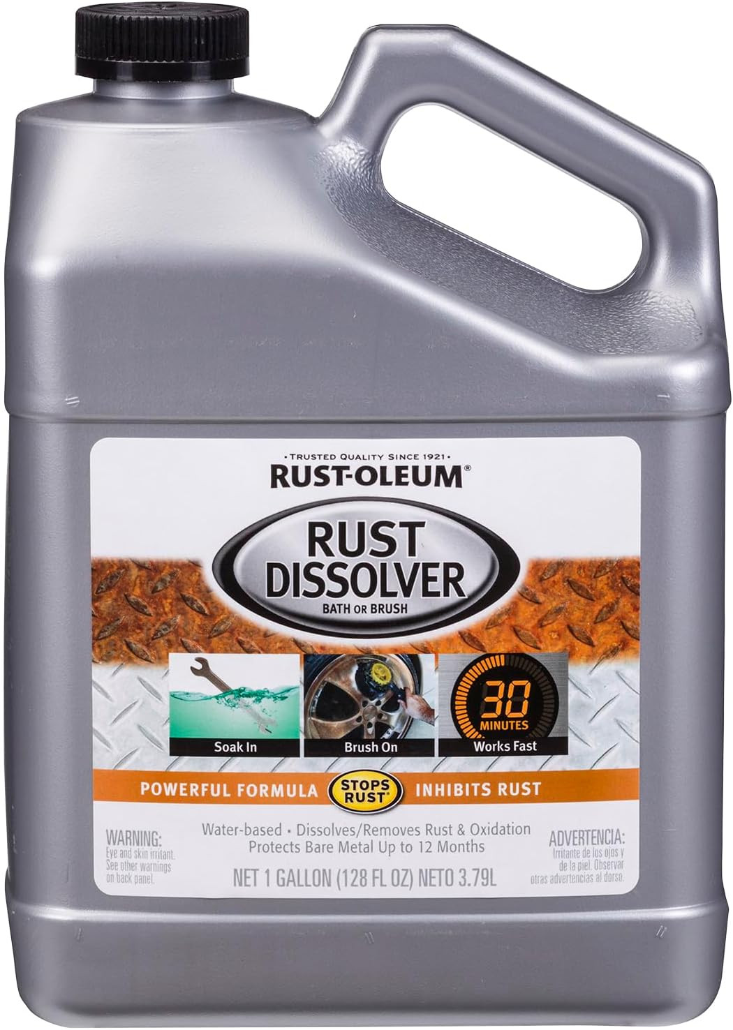 Rust Dissolver Soak & Bath | Heavy-Duty Corrosion Remover for Metal Tools, Cars,
