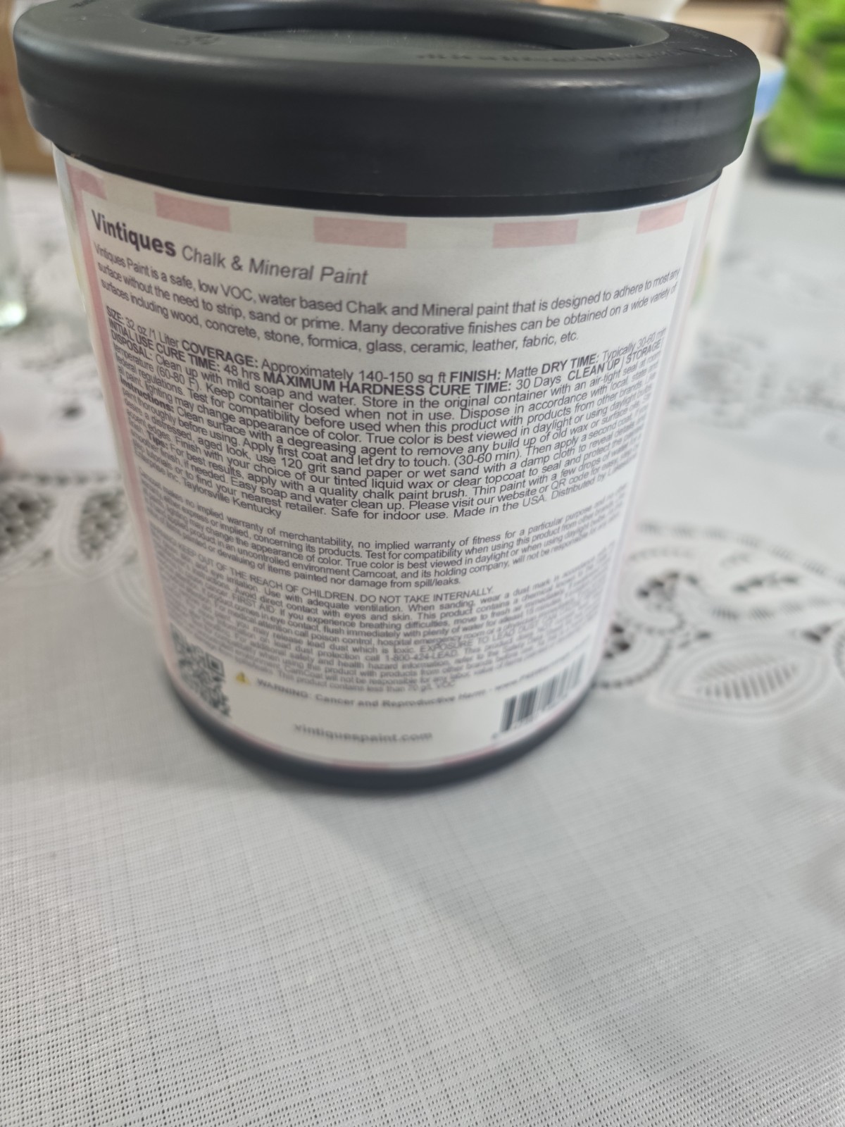 Vintiques Chalk and Mineral Paint 32oz – Sagebrush