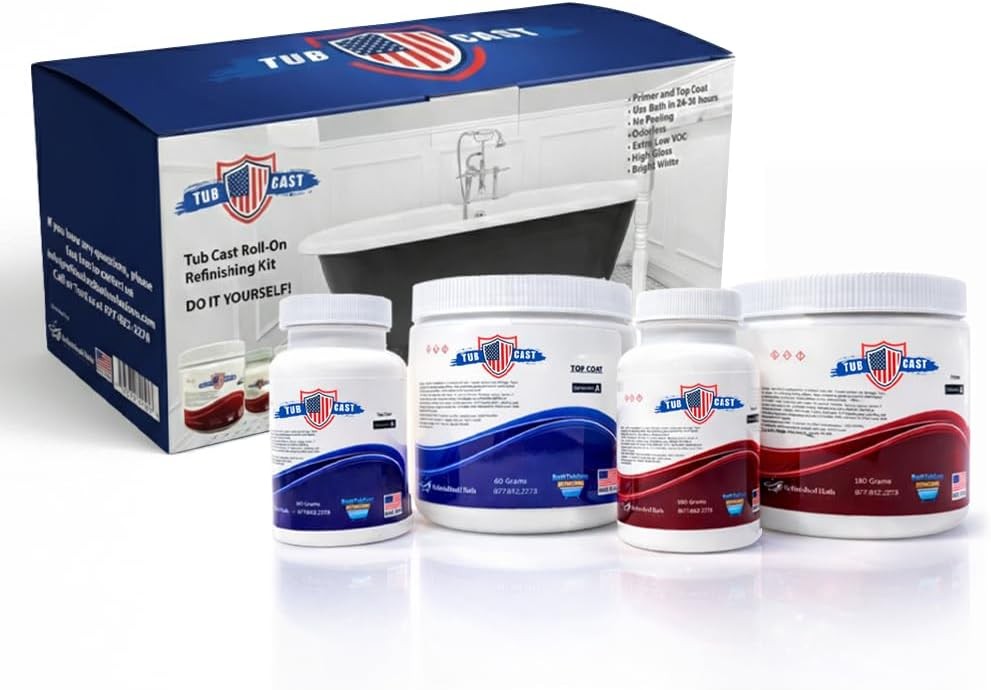 Ekopel Roll On Tub Cast Bathtub Refinishing Kit Primer