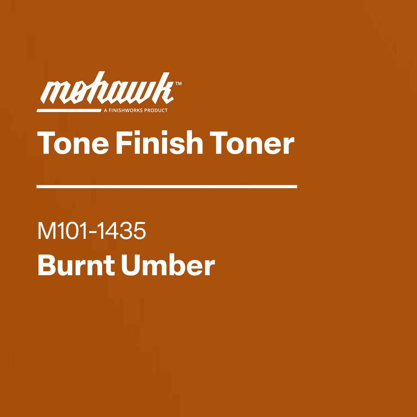 Mohawk Tone Finish Toner Burnt Umber