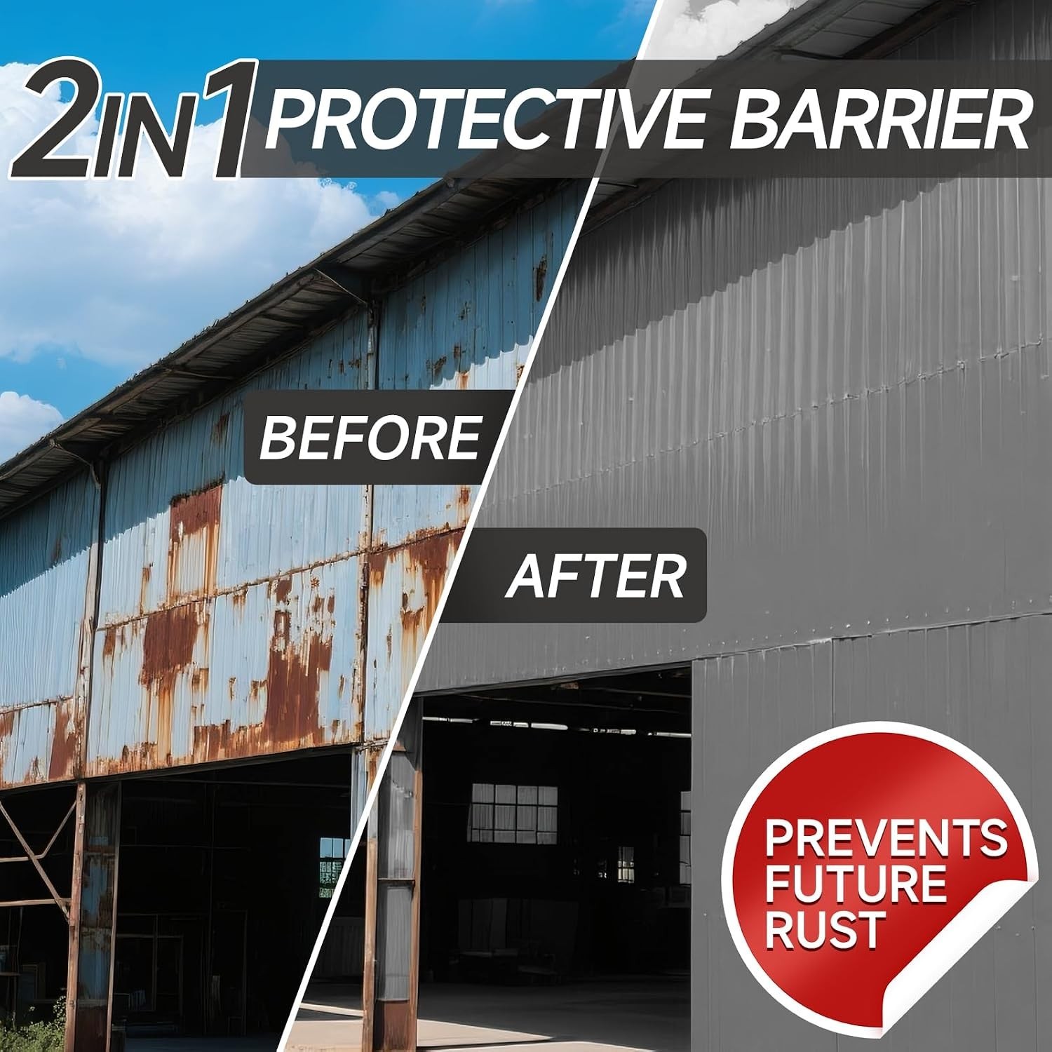 Ultra Metal Primer & Rust Inhibitor Paint – 17.5 Oz Easy Application for Metal