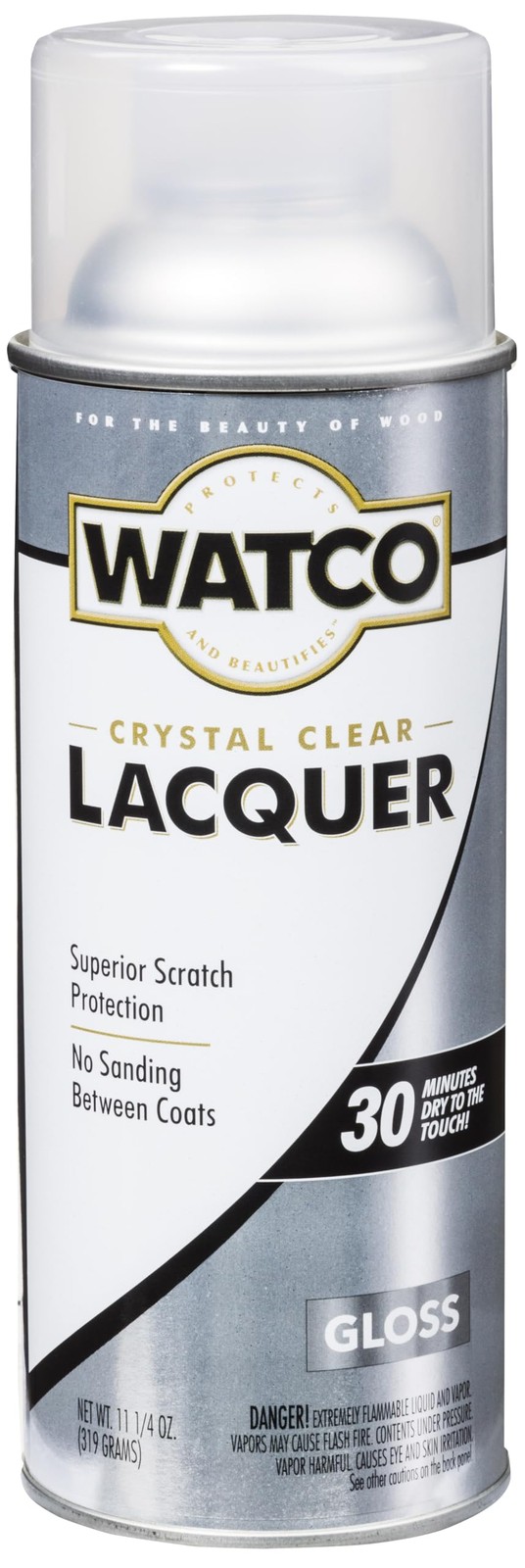 11.25 oz Rust-Oleum 63081 Clear Lacquer Spray, Gloss