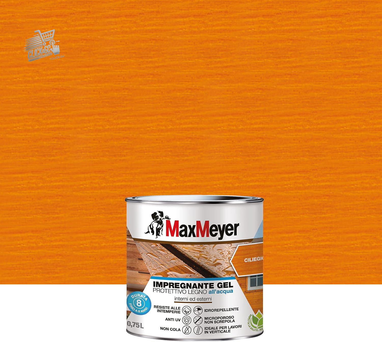 CHERRY WATER GEL IMPREGNATOR 0.75L WOOD EXTERIOR PROTECTIVE INTERIOR PAINT