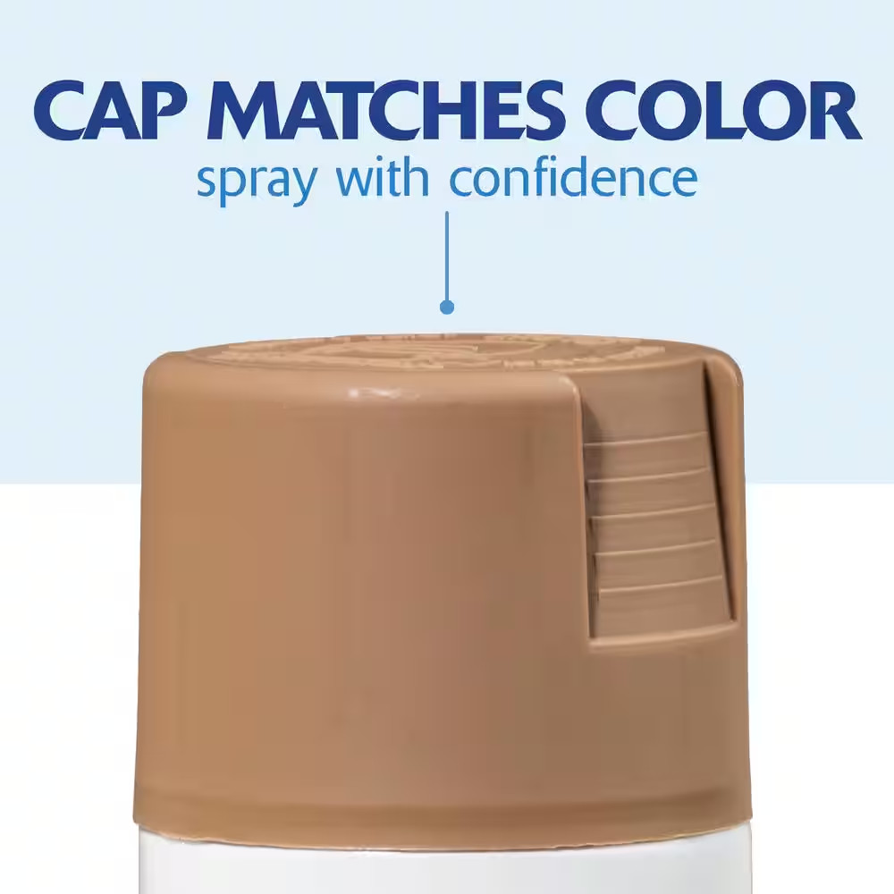 12 Oz. Satin Nutmeg General Purpose Spray Paint (6-Pack)